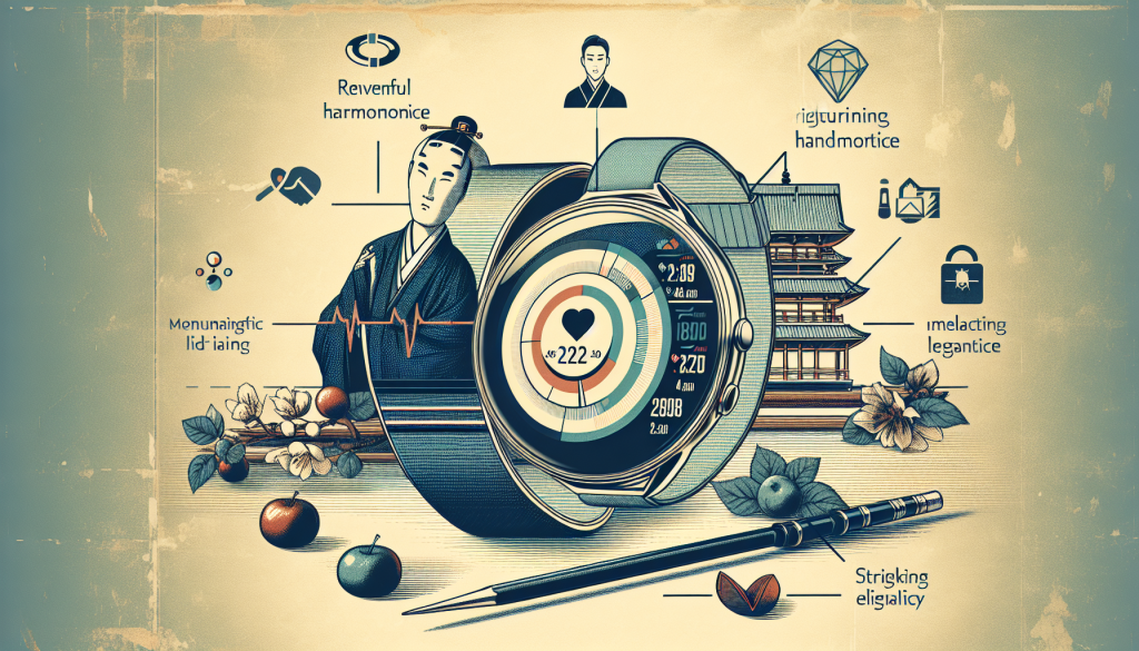 A modern smartwatch displaying health metrics