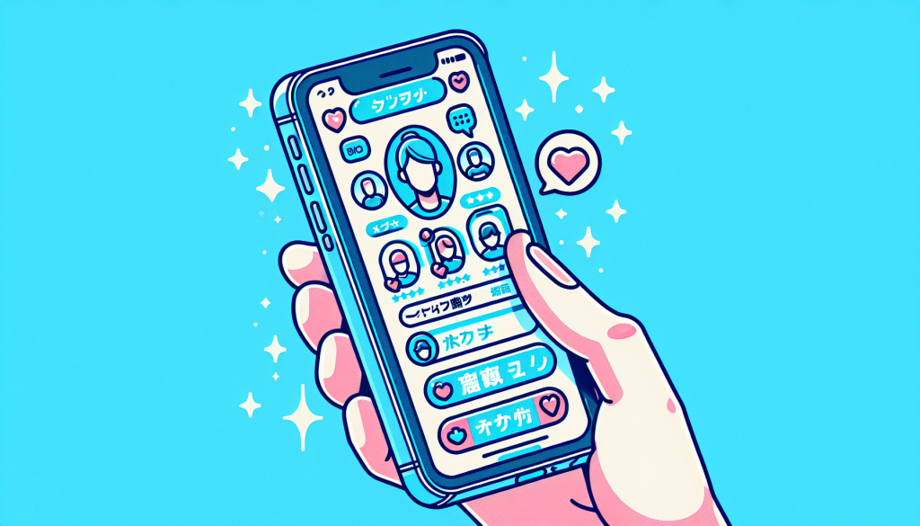 A smartphone displaying a popular matching app interface