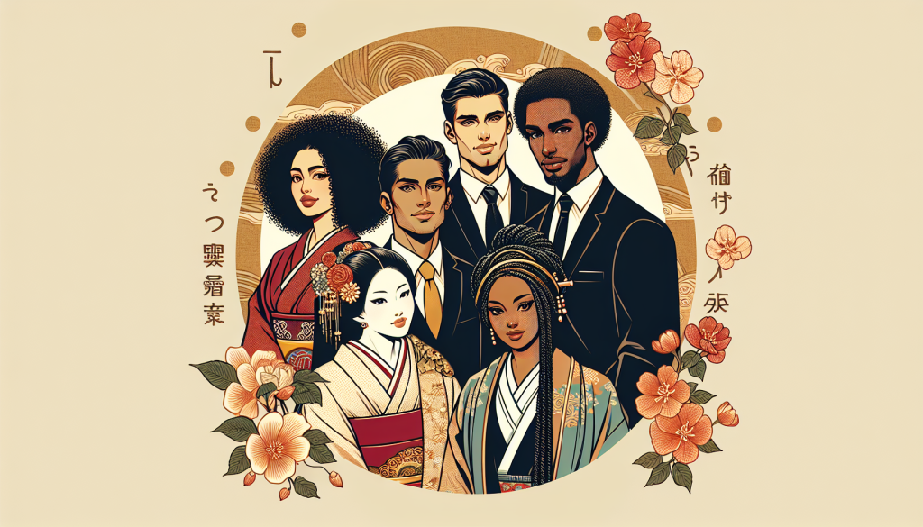 An illustration of diverse people respecting each other's appearances